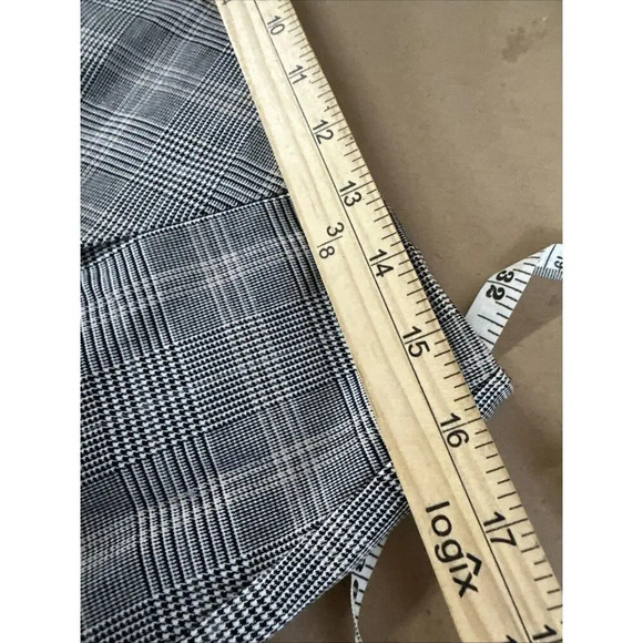 Talbots Plaid Faux Wrap Tweed Skirt Women sz 8 Dark Acedemia Professional Career - Picture 7 of 9